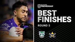 Warriors and Cowboys turn it on in Redcliffe  Best Finishes of 2022  NRL [upl. by Ysabel383]