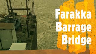 Farakka Barrage BridgeHydroelectric Power StationFarakka Ganga River BridgeAwesome Railway Bridge [upl. by Terencio]