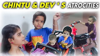 FULL DAY😍CHINTU😘DEV😁பண்ற ATROCITIES Ah பாக்கலாம் வாங்க😉Shanmus Life satheeshshanmu [upl. by Berta]