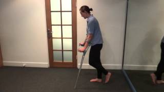 All Care Physio  How to use crutches  Non weightbearing [upl. by Sedaiuqlem]