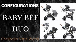 Seat Configurations for the baby bee Duo [upl. by Anthia986]