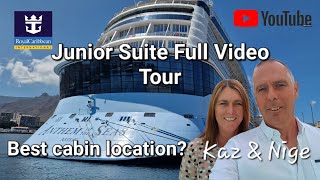 Royal Caribbean Anthem of The Seas full Junior Suite review 7242 [upl. by Ayotyal]