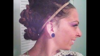 DREADLOCK MOHAWK TUTORIAL Day 43 [upl. by Eimareg741]