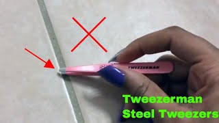 ✅ How To Use Tweezerman Stainless Steel Tweezers For Eyebrows Review [upl. by Eanyl]