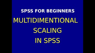 NMDS  Nonmetric Multidimensional Scaling [upl. by Wattenberg]