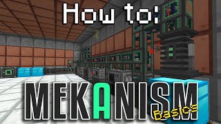 How to Mekanism  The Basics Minecraft 1165 [upl. by Resee]