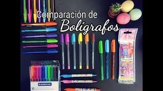 ♥ Descubre cual es tu bolígrafo ideal ♥  Comparación de bolígrafos [upl. by Lorri]