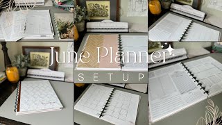 Monthly Planner Set Up June 2024  How I Organize and Prepare My Planner for the Month [upl. by Aiekram]