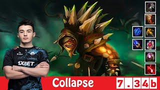 DOTA 2 TSpiritCollapse the BRISTLEBACK OFFLANE 734b [upl. by Eilis]