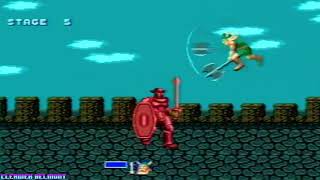 Golden Axe Mega DriveGenesis Gilius Thunderhead Playthrough  Stage 5 amp 6 No Commentary [upl. by Angelita]