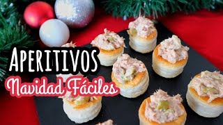 VOLOVANES RELLENOS  Aperitivos para Navidad Fáciles y Rápidos [upl. by Ratna239]