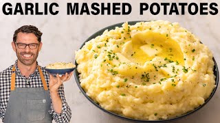 Creamy Garlic Mashed Potatoes Recipe [upl. by Johansen]