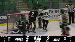 Okotoks U18 Oilers Green amp White Game [upl. by Capwell]