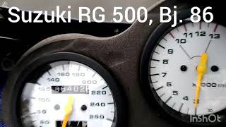 Suzuki RG 500 original Beschleunigung und Topspeed [upl. by Eiggem413]