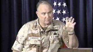 Gen Schwarzkopfs Famed News Conference [upl. by Raymonds]