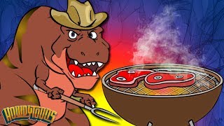 Dinosaur Battle Songs  Meat Eaters  Giganotosaurus and Tyrannosaurus Dinosaur Songs by Howdytoons [upl. by Chatav313]