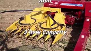 Horning 3 Row Row Independent Corn head  Model 1403 [upl. by Anat]