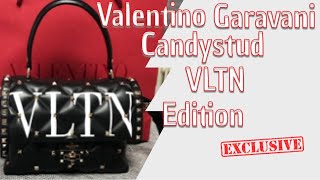 Valentino Garavani Bag Candystud VLTN Limited Edition 🖤🖤🖤new strap option [upl. by Suirada381]