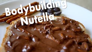 Recetas para aumentar masa muscular  Nutella alta en proteina  Brotella   Bodybuilding Nutella [upl. by Ahsinahs138]