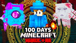 I Survived 100 Days as a WIZARD in Minecraft Hardcore [upl. by Maitland]