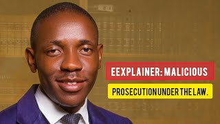 HOW CAN YOU PROVE MALICIOUS PROSECUTION UNDER THE LAW counselfelix criminalcases [upl. by Netsruk508]