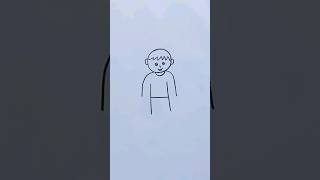 How to draw a boy easy for kids shortvideo art drawing boydraw [upl. by Cutcliffe155]