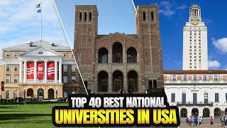 US News Top 40 Best Universities in USA 2023 [upl. by Pamella382]