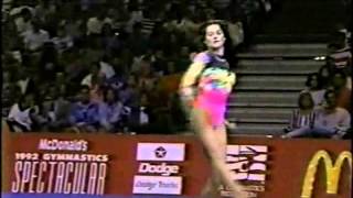 Nadia Comaneci 1992 McDonalds Gymnastics Spectacular with Bart Conner [upl. by Greenes]