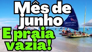 Porto de galinhas mês de JUNHO praia vazia 😱 [upl. by Aihsekel]