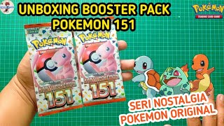 Unboxing Booster Pack Pokemon 151 Kartu Pokemon Indonesia [upl. by Ahsei]