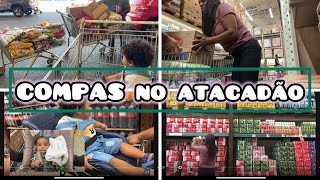 COMPRAS DO MÊS NO ATACADÃO COM VALORES  QUANTO GASTAMOS [upl. by Heddy]