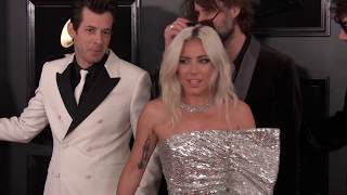 Lady Gaga On The Red Carpet  2019 GRAMMYs [upl. by Pasho]