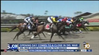 76th season of horse racing at Del Mar Racetrack begins [upl. by Nonac]