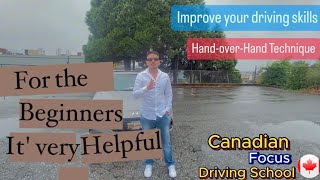 Improve your Driving Skills Learn the handoverhand method for effortless turns icbc [upl. by Nnylrac312]