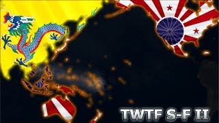 Pacific Federation vs Greater China  TWTF SF II  HOI4 Timelapse [upl. by Siravart]