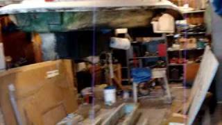 1977 fiberglass boat repair pt 6 [upl. by Fotzsyzrk]