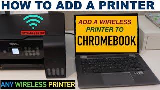 How To Add A Wireless Printer To Your ChromeBook [upl. by Rento189]