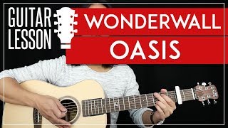 Wonderwall Guitar Tutorial  Oasis Guitar Lesson 🎸 Easy Chords  Guitar Cover [upl. by Yrral]