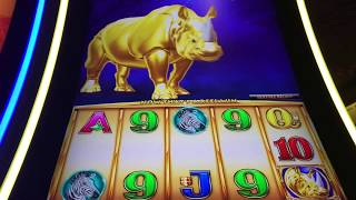 Rhino Charge 391 Super Bonus Spins Jackpot Handpay MGM LV [upl. by Neddy]