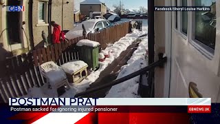 Postman Prat sacked by Royal Mail for leaving a frail pensioner in the snow [upl. by Odraode231]