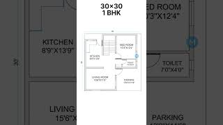 30x30 home plan design [upl. by Aytac]