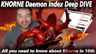 Warhammer 40k KHORNE Daemons What you need to know [upl. by Petey387]