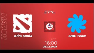 LIVE Level UP vs SIBE Team  EPL Season 15  26 December 2023 [upl. by Dom]