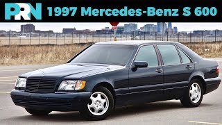 StraightPiped V12 SClass  1997 MercedesBenz S 600 Review [upl. by Metabel]