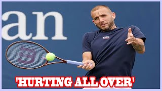 Dan Evans sets US Open target after Brit was left hurting all over [upl. by Solenne]