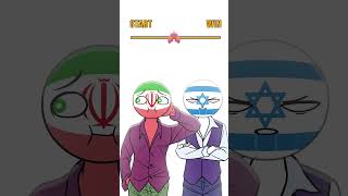 ISRAEL AND PALESTINE HOLD THEIR BREATH 🇮🇱 🇮🇷 countryhumans [upl. by Anahir]