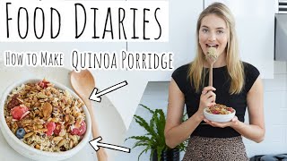 Foodie Vlogs  Quinoa Porridge  A Day In My Life  Sanne Vloet [upl. by Bbor]