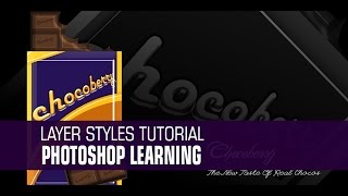 How to make Chocolate wrapper in Photoshop Layer Styles [upl. by Alegre]