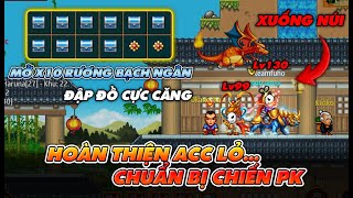 Xuống Núi Hoàn Thiện Hành Trình Up Phân Thân lv130 Mở x10 Rương Bạch Ngân  Trường Học Ninja [upl. by Alieka]