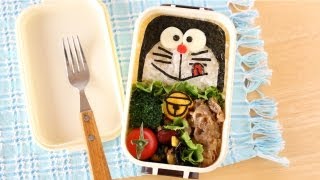 Doraemon Bento Lunch Box ドラえもん弁当 キャラ弁  OCHIKERON  CREATE EAT HAPPY [upl. by Ardiek918]